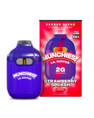 Delta Munchies 10-OH vape Strawberry Splash 2 g Sativa