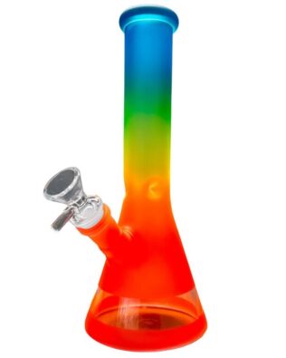 Black Sheep Rainbow Gradient Glass Bong Orange – 25cm